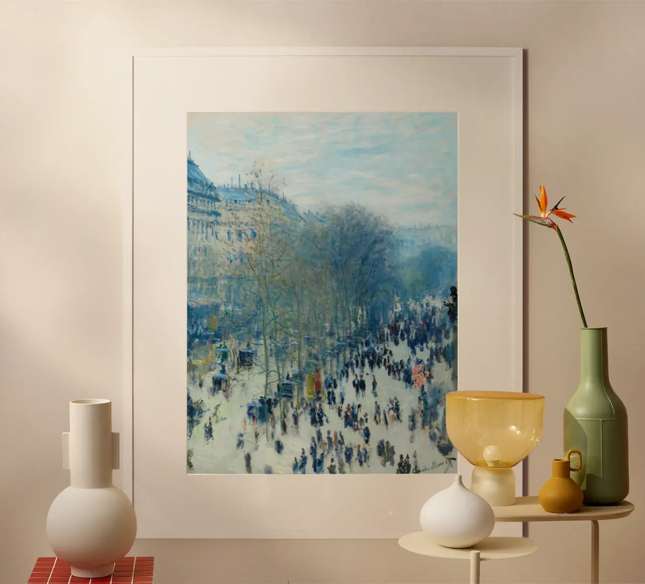 Boulevard des Capucines (c. 1873–1874) by Claude Monet hahnemühle by Monet Art Prints
