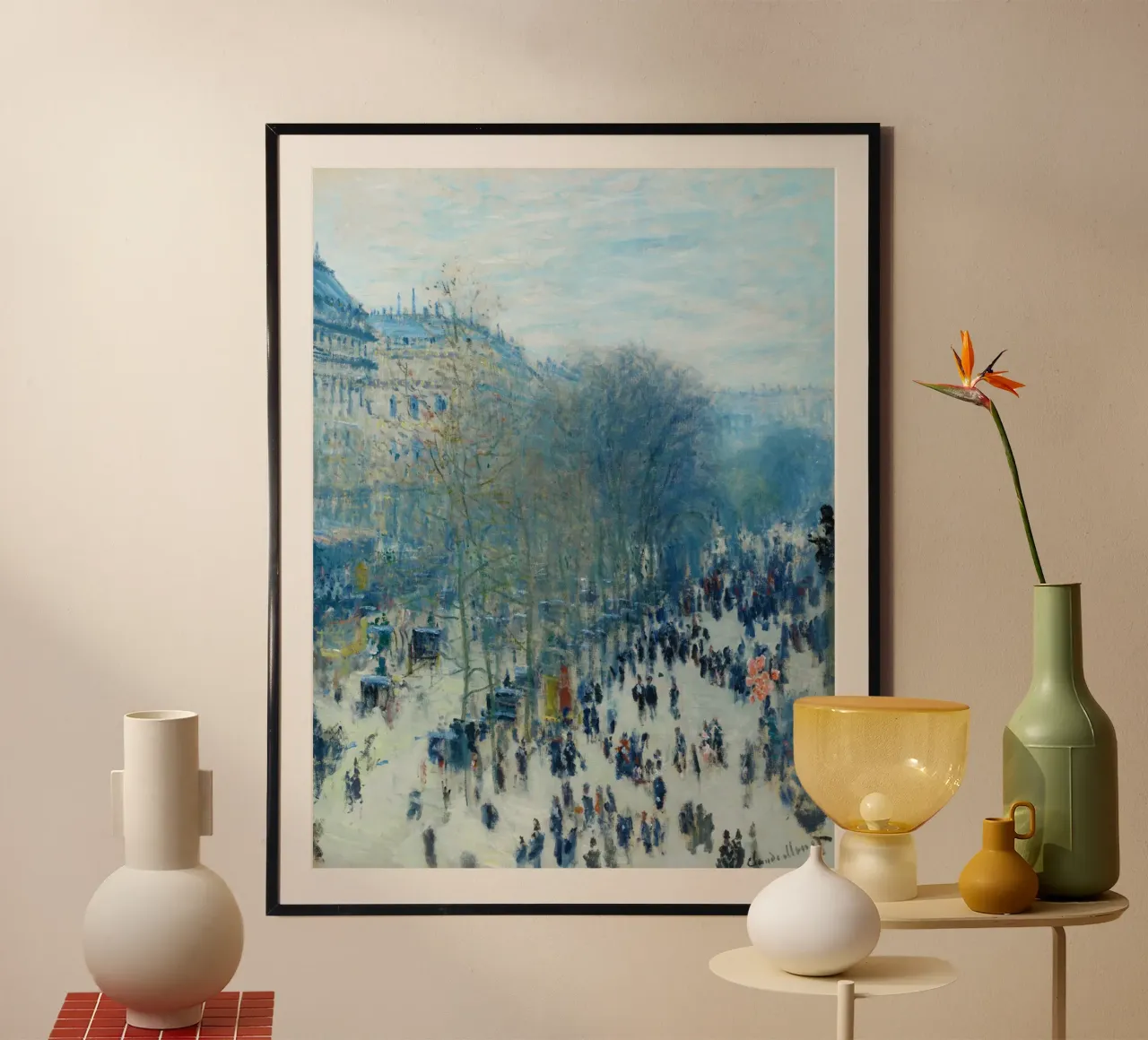 Boulevard des Capucines (c. 1873–1874) by Claude Monet hahnemühle by Monet Art Prints