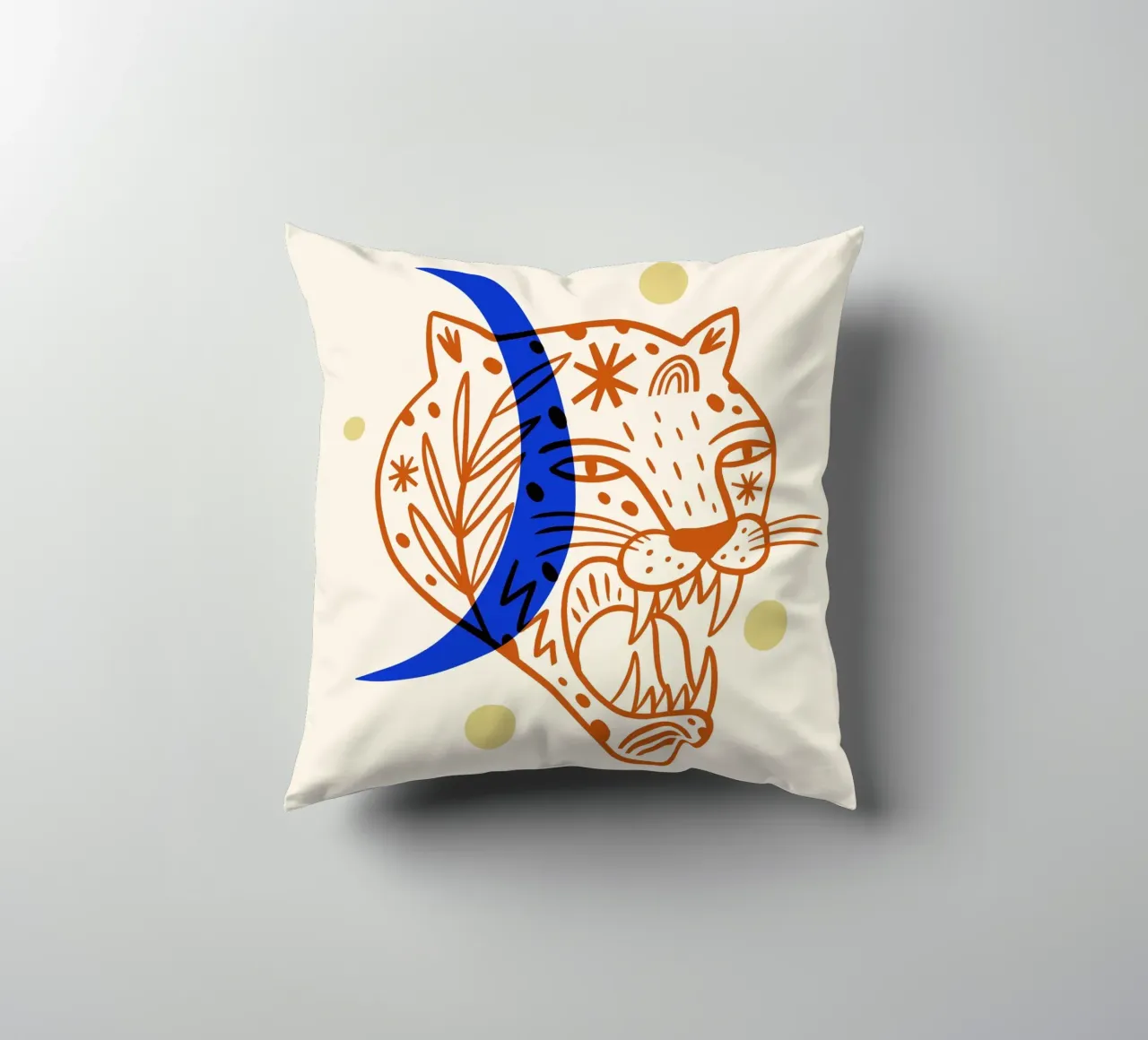 Boho Tiger No 02 cuscino da treechild