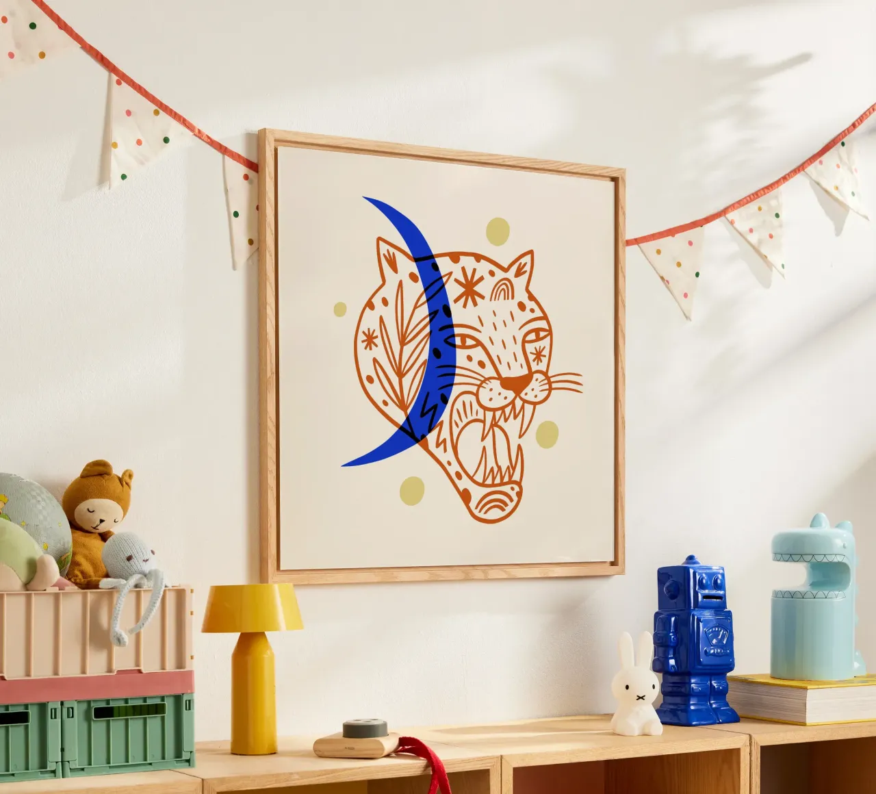 Boho Tiger No 02 plexiglass da treechild