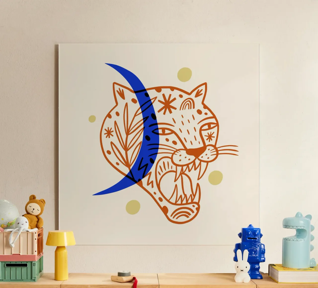 Boho Tiger No 02 plexiglass da treechild
