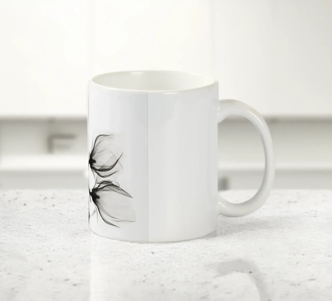 Magnolia Branch with Four Flowers (ca. 1910–1925) ceramic mug by Venus Art