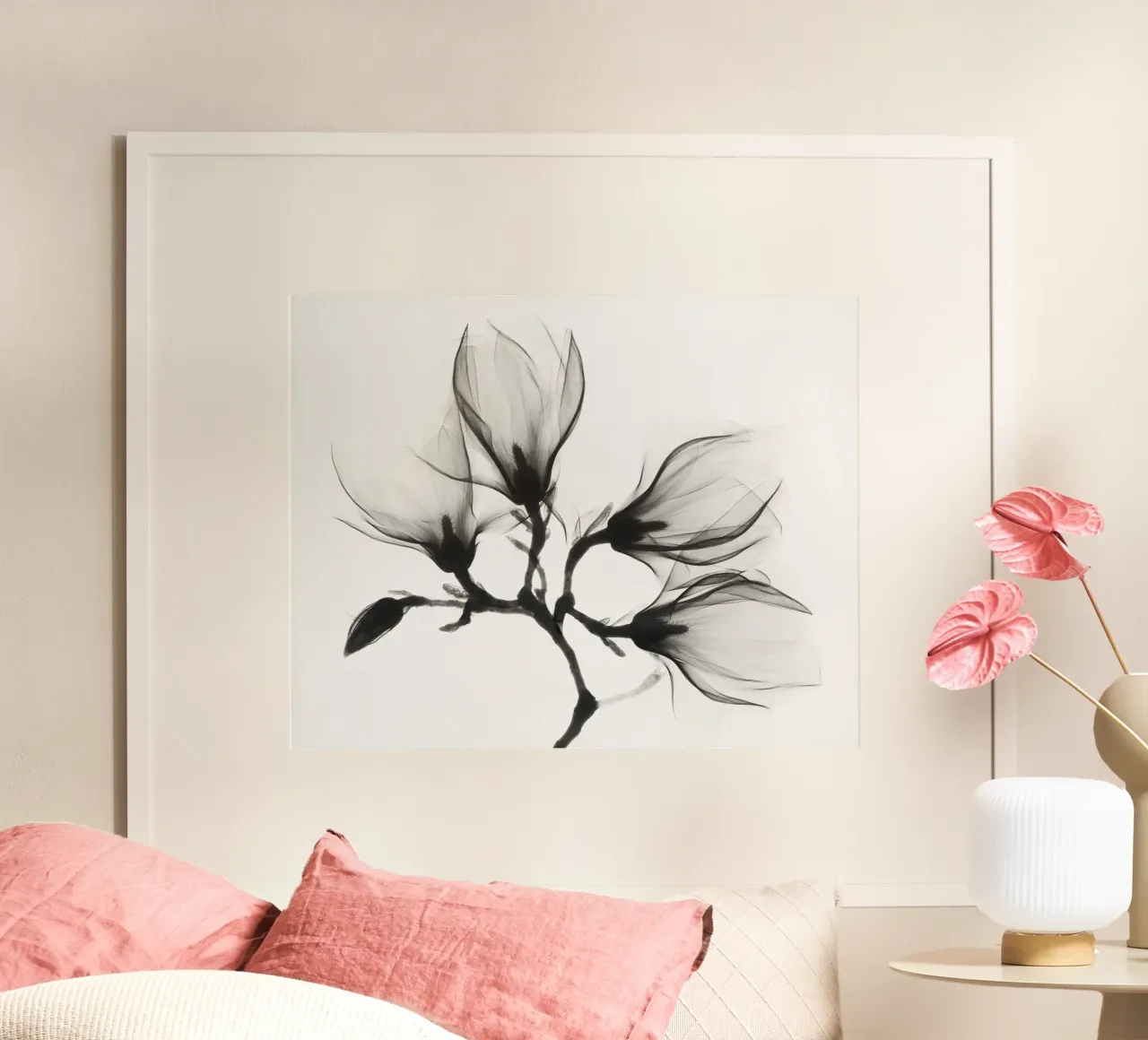 Magnolia Branch with Four Flowers (ca. 1910–1925) poster by Venus Art