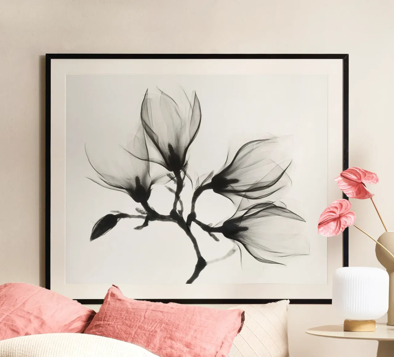 Magnolia Branch with Four Flowers (ca. 1910–1925) poster by Venus Art