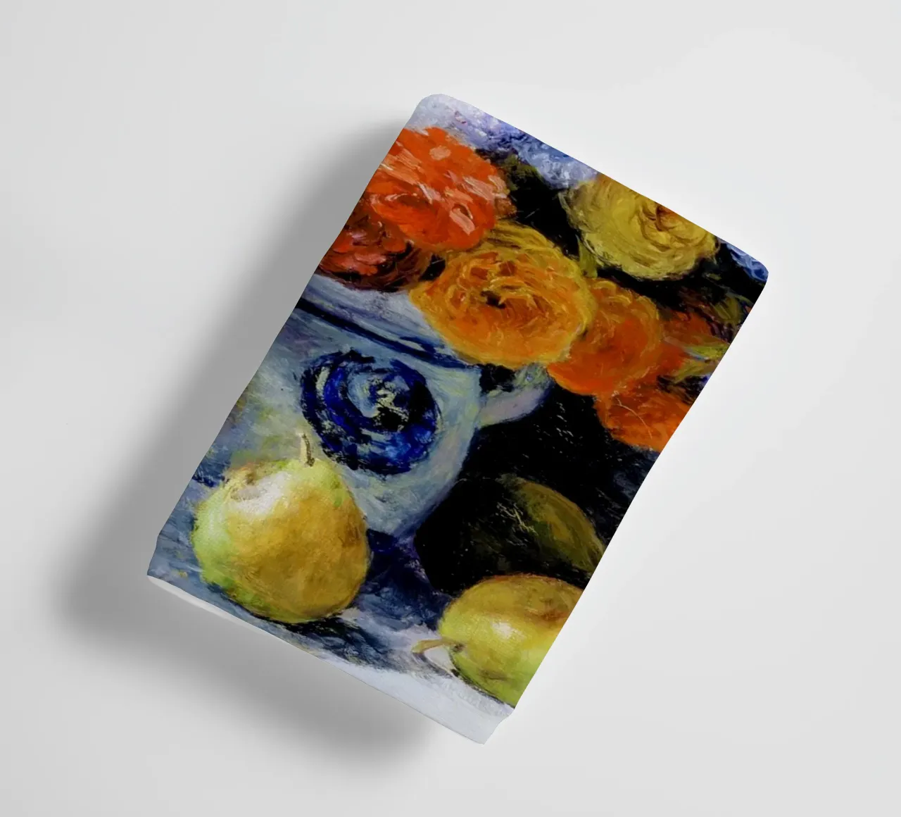 Fiori misti in un vaso di terracotta di Renoir asciugamano da bagno da Venus Art