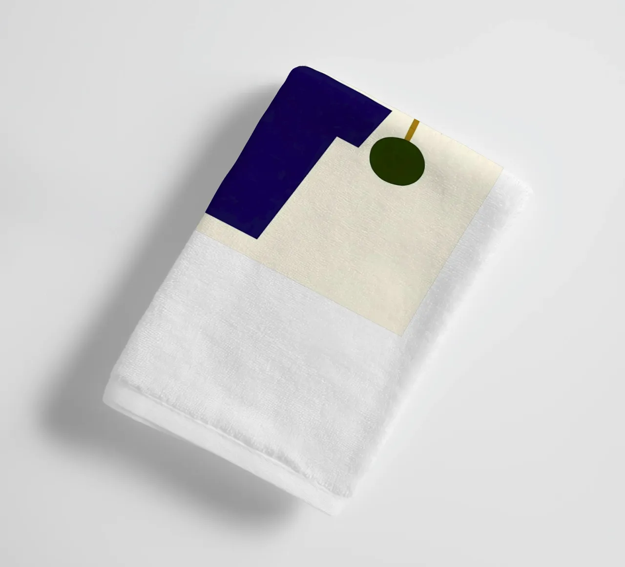 Abstract Botanical towel by Haleigh
