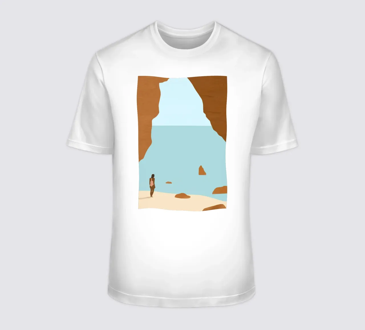 Côte rocheuse t-shirt de Katinka Reinke