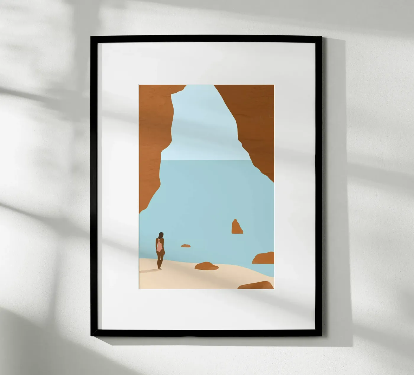 Felsenküste Poster von Katinka Reinke