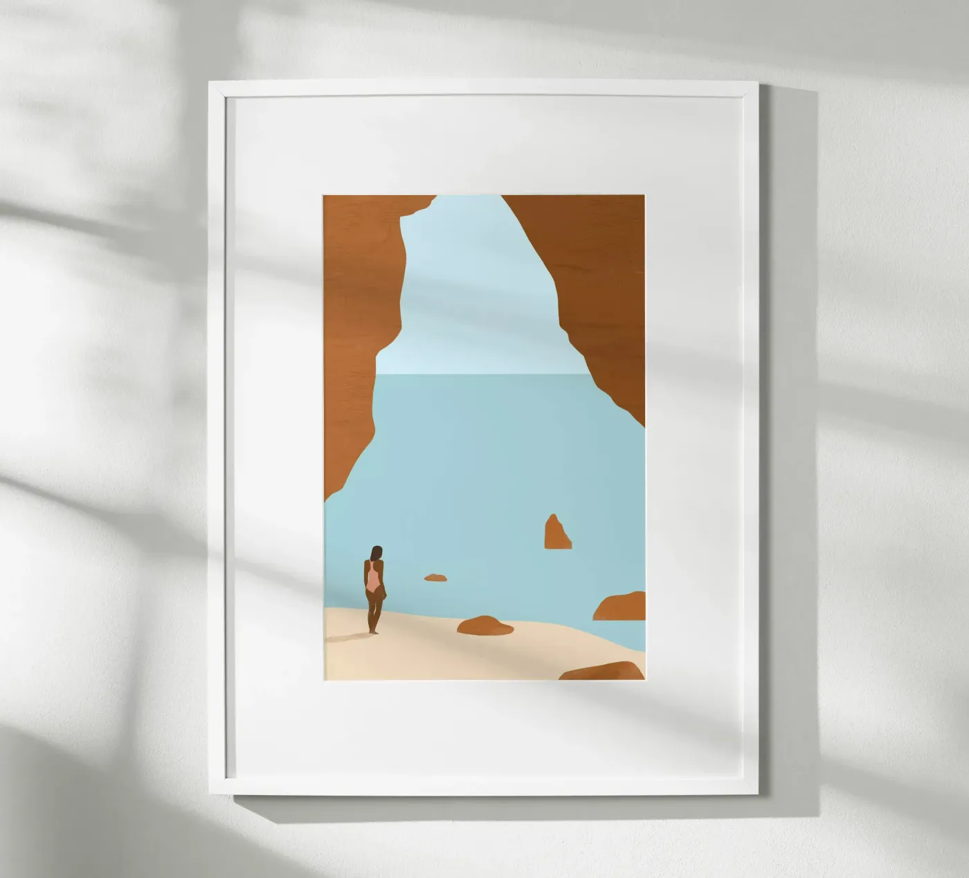 Felsenküste Poster von Katinka Reinke