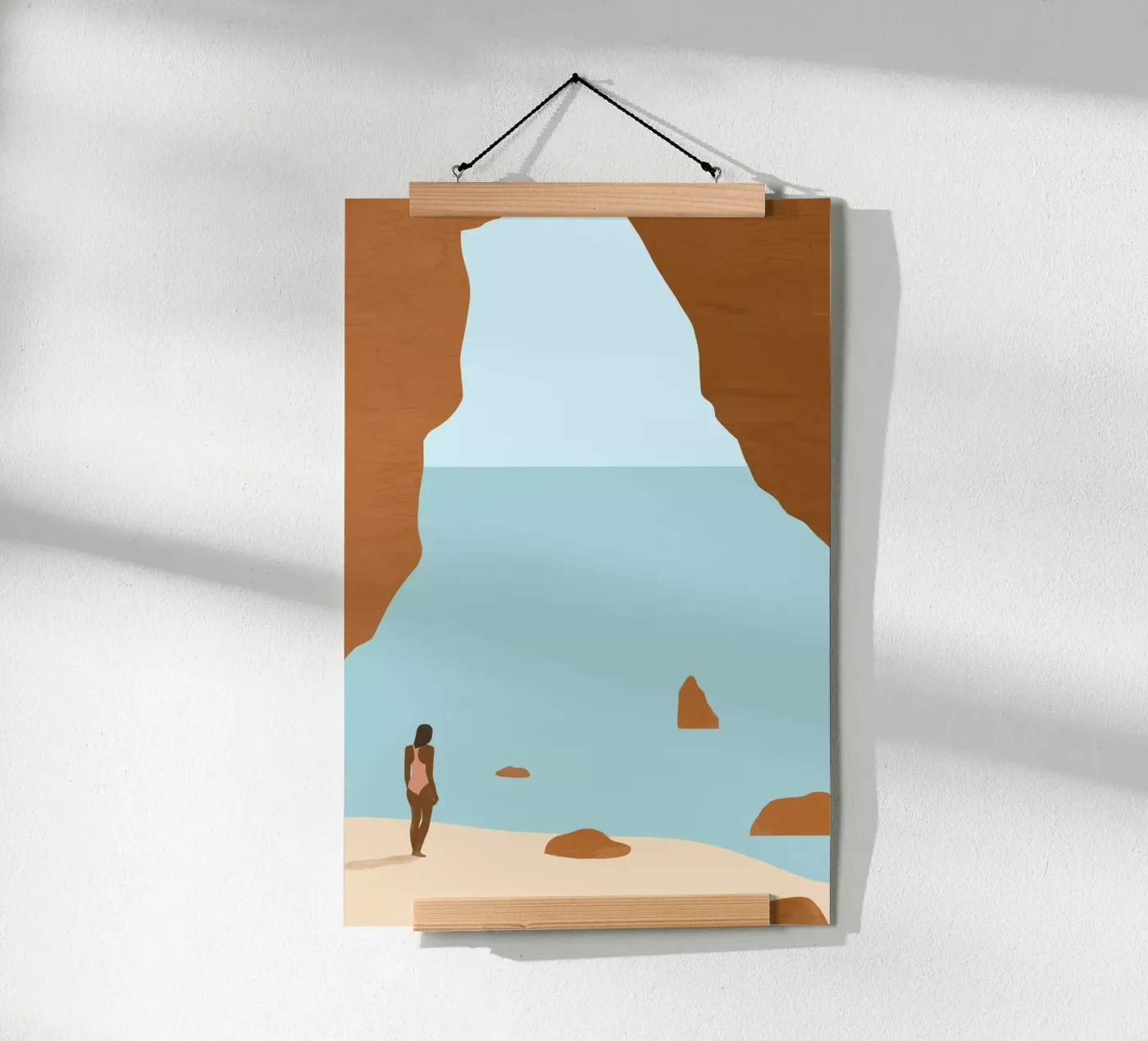 Felsenküste Poster von Katinka Reinke