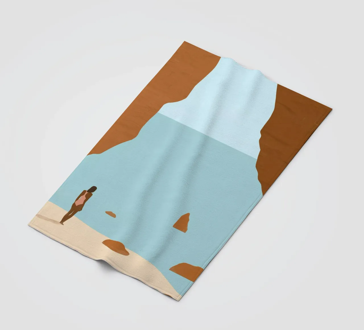 Rotskust fleecedeken van Katinka Reinke