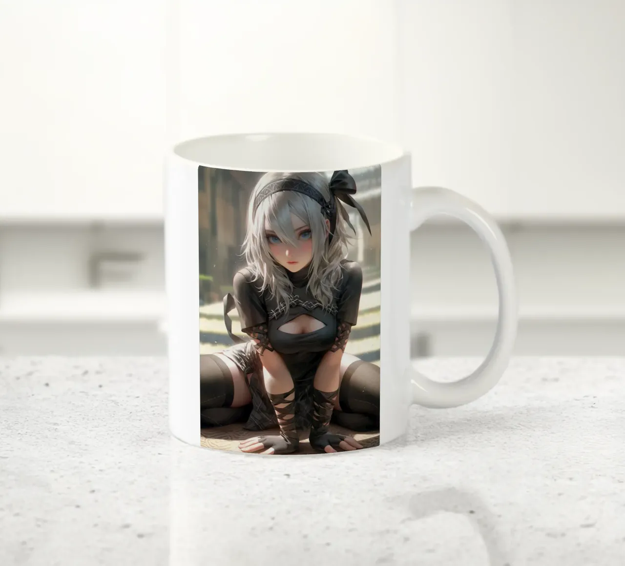 2B Nier Automata tazza in ceramica da Fleur de Lys
