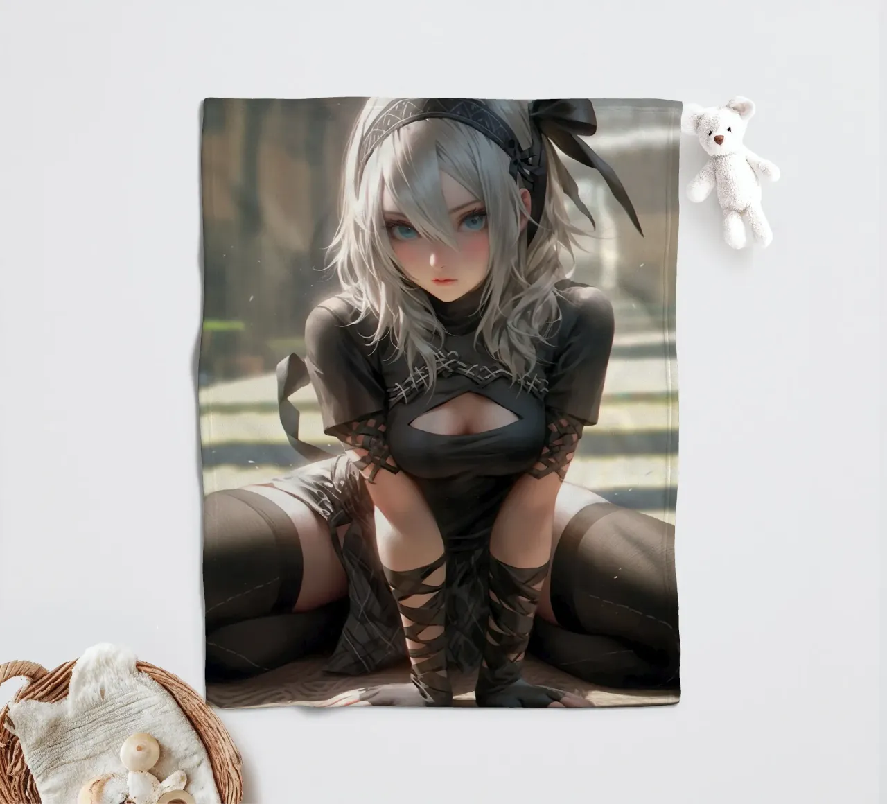 2B Nier Automata coperta in pile da Fleur de Lys