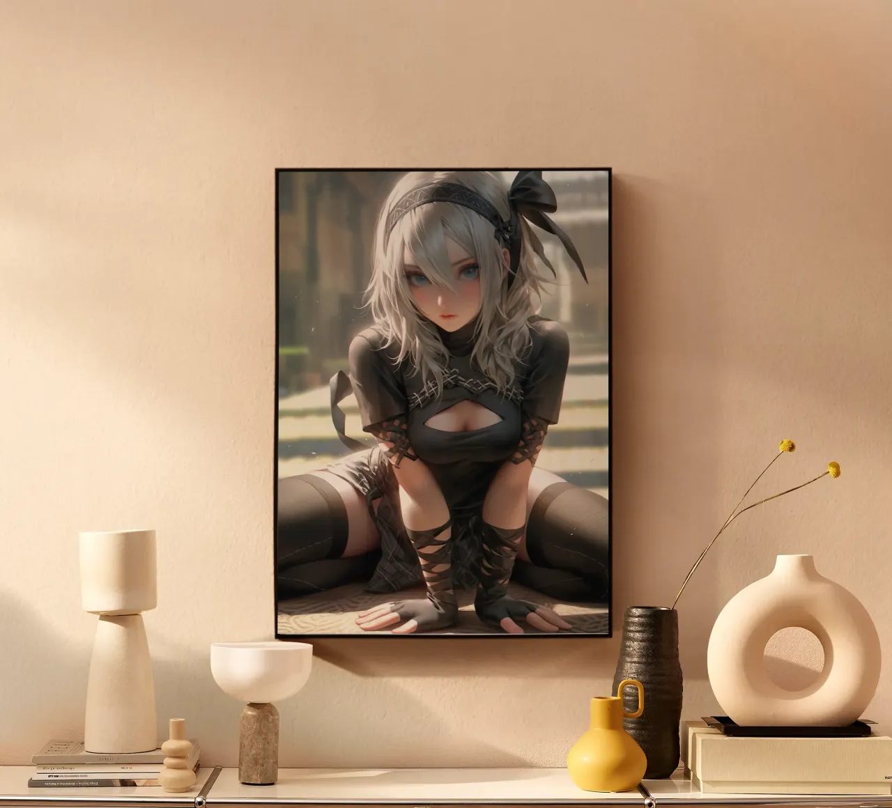 2B Nier Automata plexiglass da Fleur de Lys
