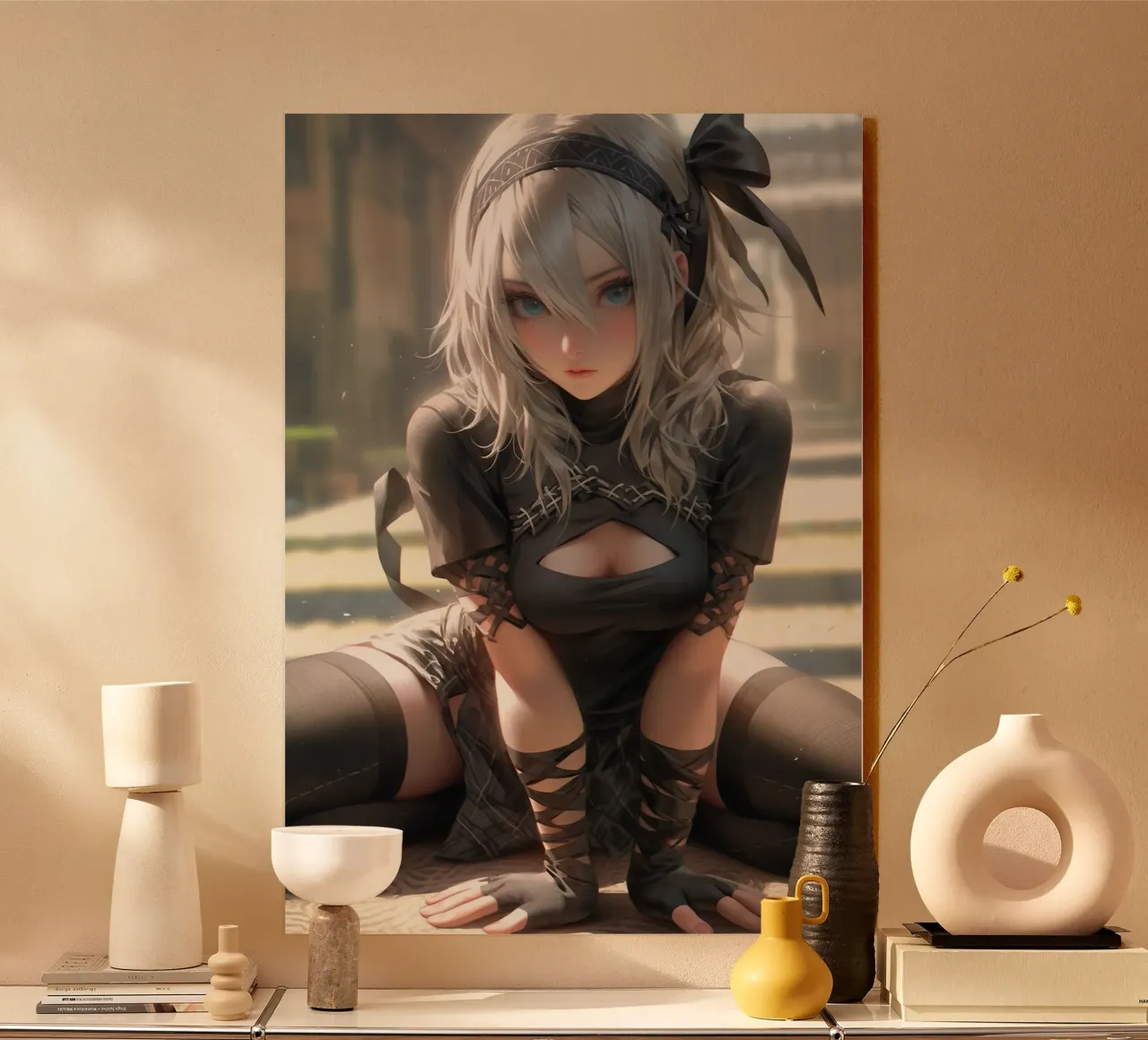 2B Nier Automata plexiglass da Fleur de Lys