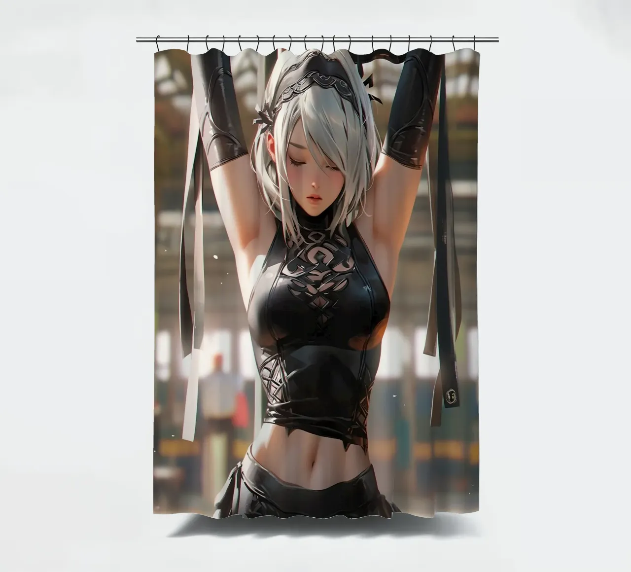 2B Nier Automata tenda da doccia da Fleur de Lys
