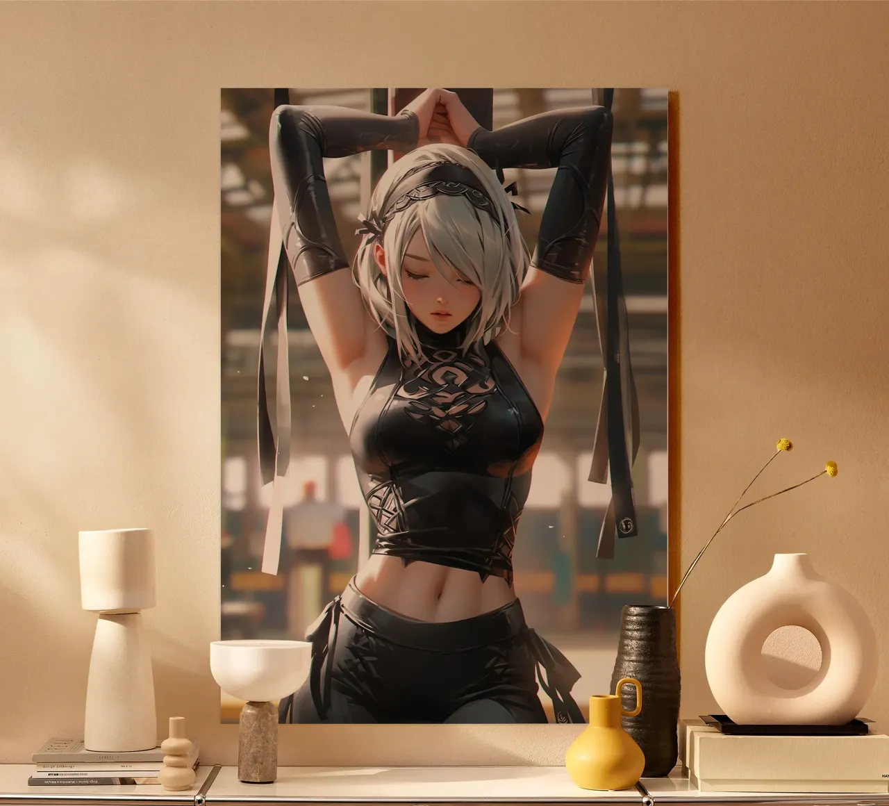 2B Nier Automata plexiglass da Fleur de Lys