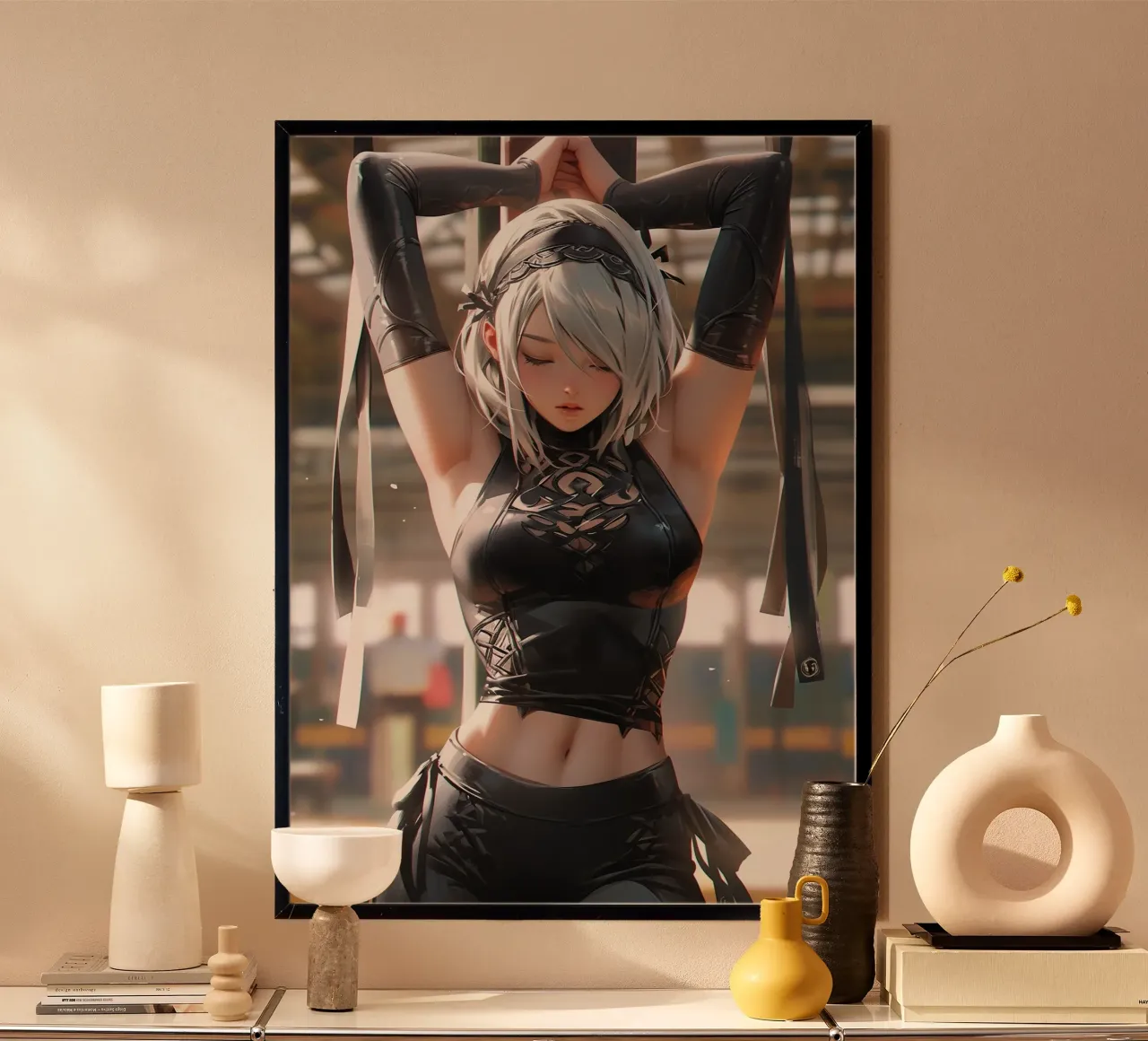 2B Nier Automata carta hahnemühle da Fleur de Lys