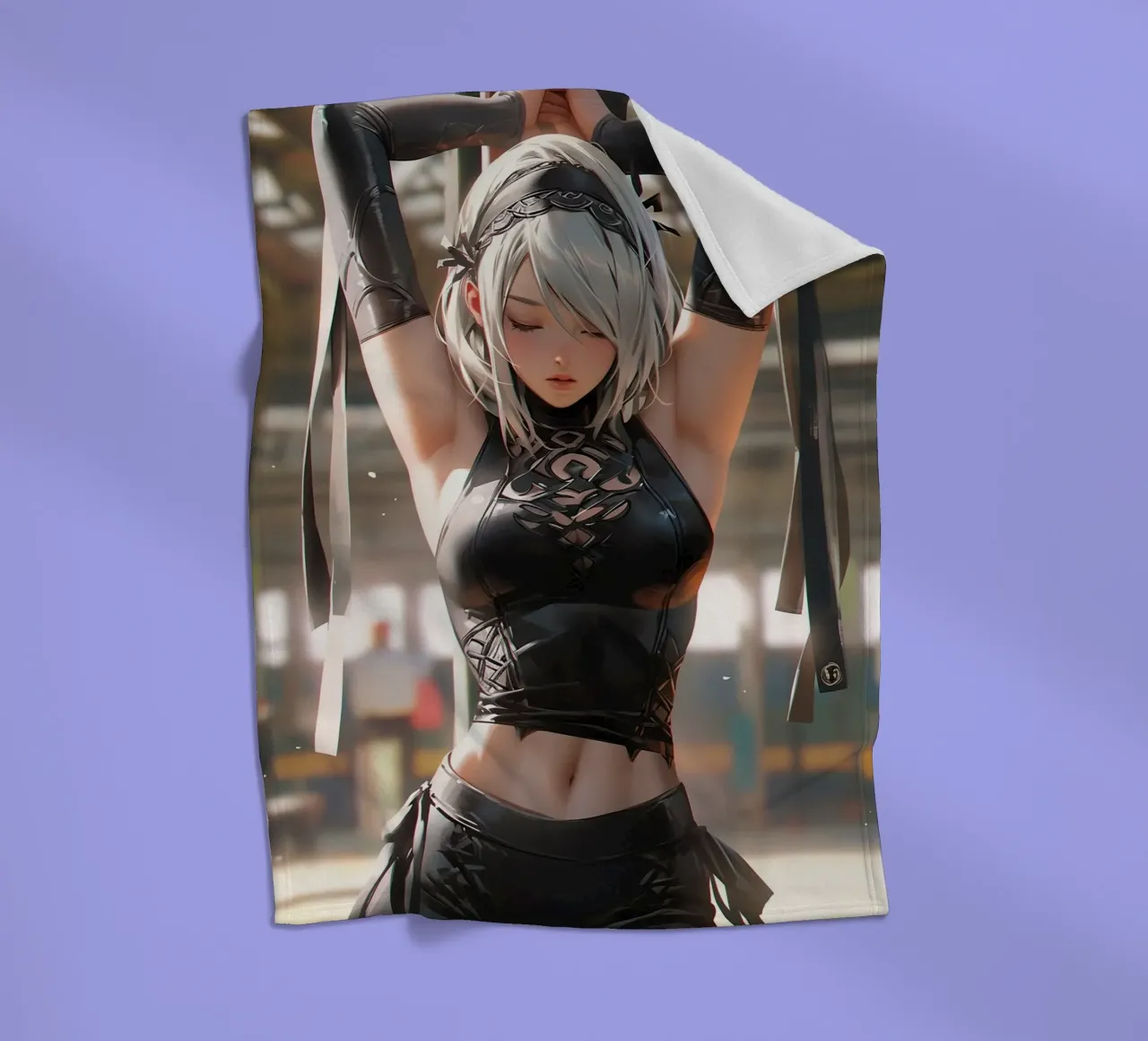 2B Nier Automata coperta in pile da Fleur de Lys