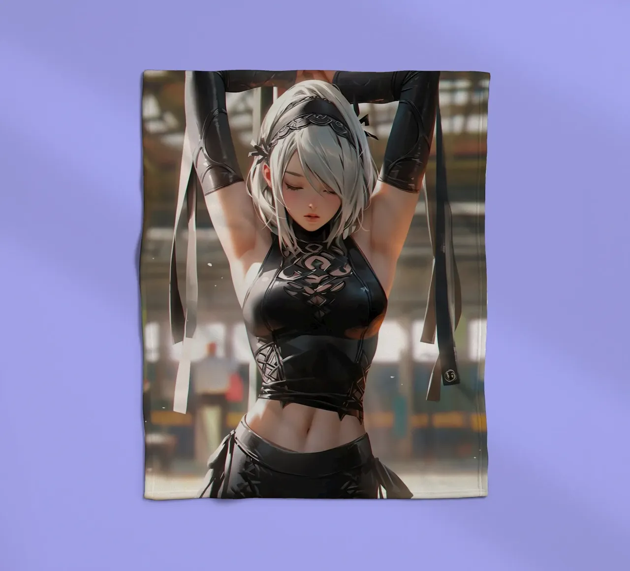 2B Nier Automata coperta in pile da Fleur de Lys