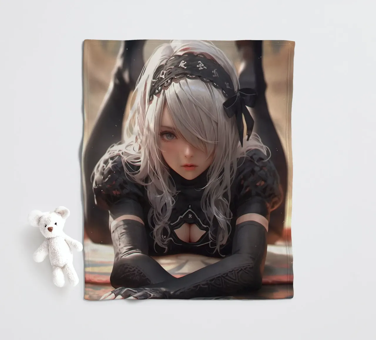 2B Nier Automata coperta in pile da Fleur de Lys