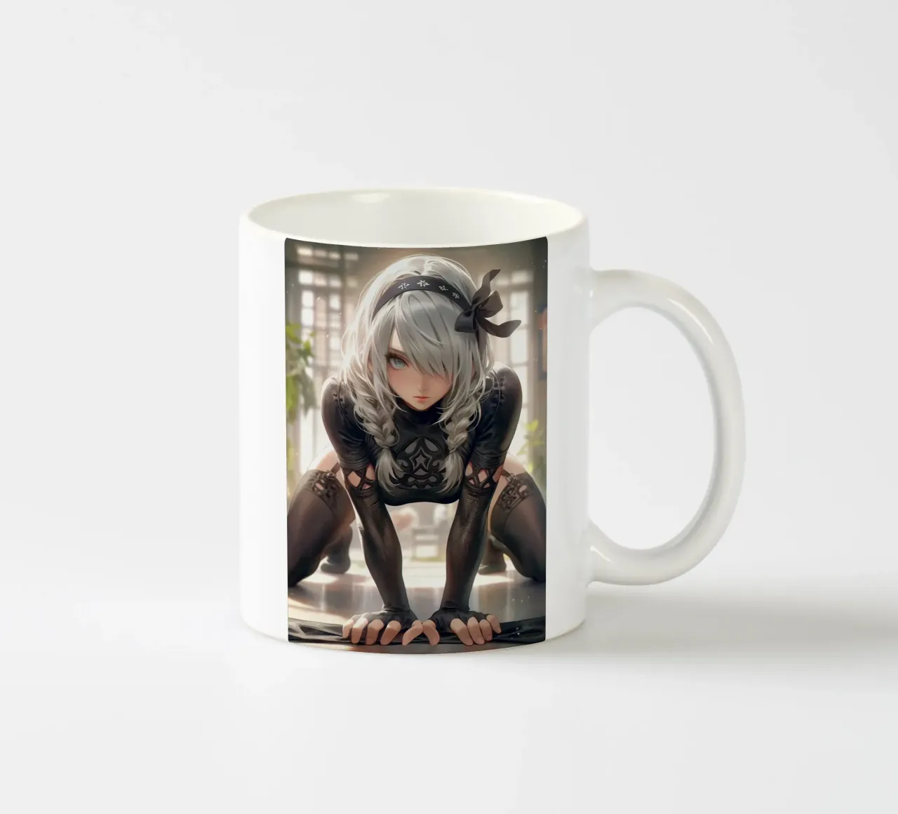 2B Nier Automata tazza in ceramica da Fleur de Lys