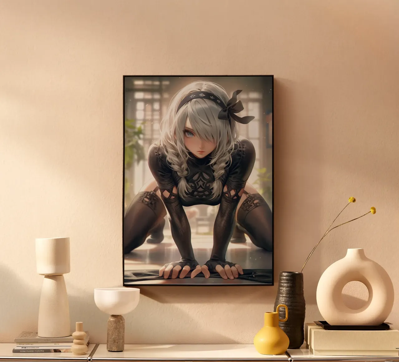 2B Nier Automata plexiglass da Fleur de Lys