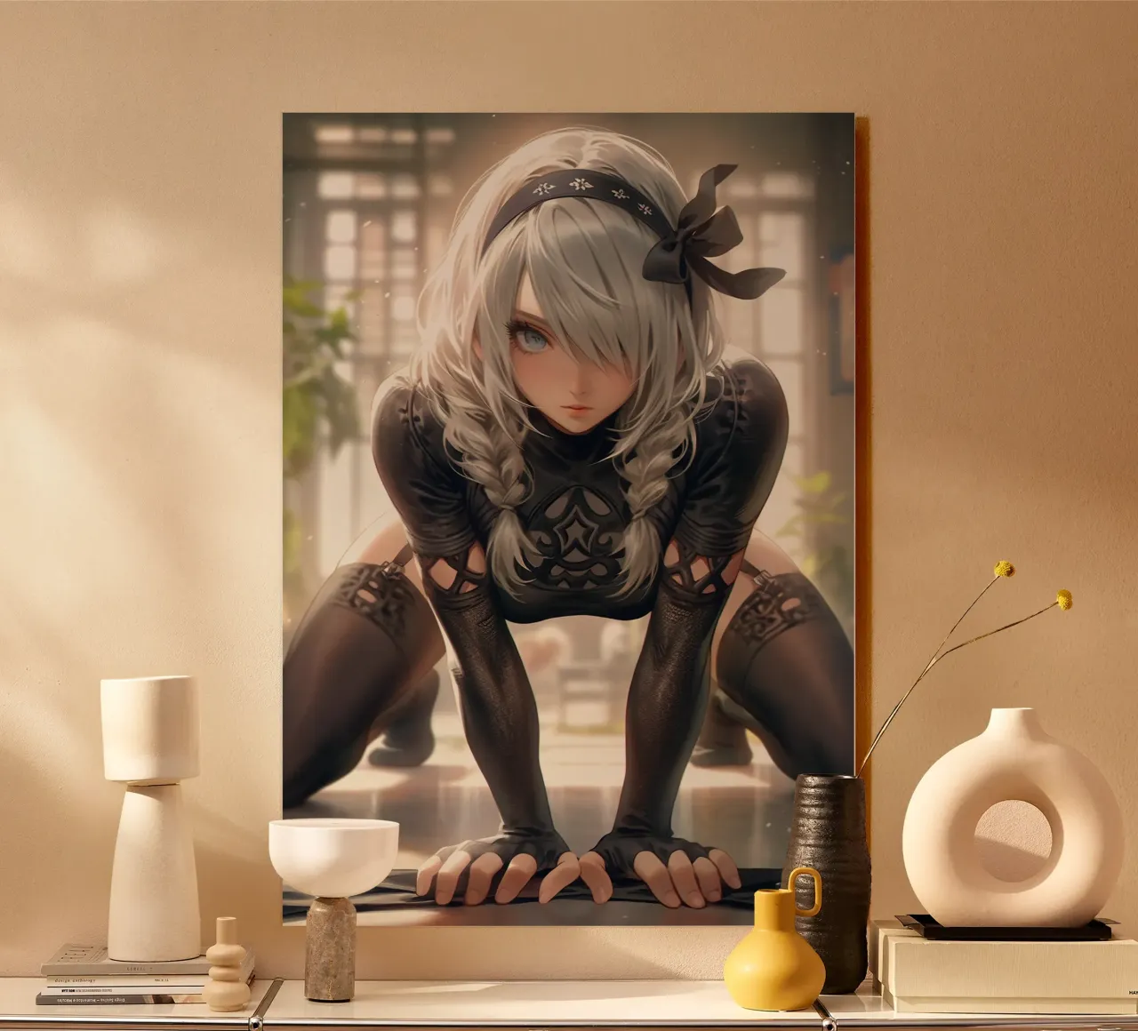 2B Nier Automata plexiglass da Fleur de Lys
