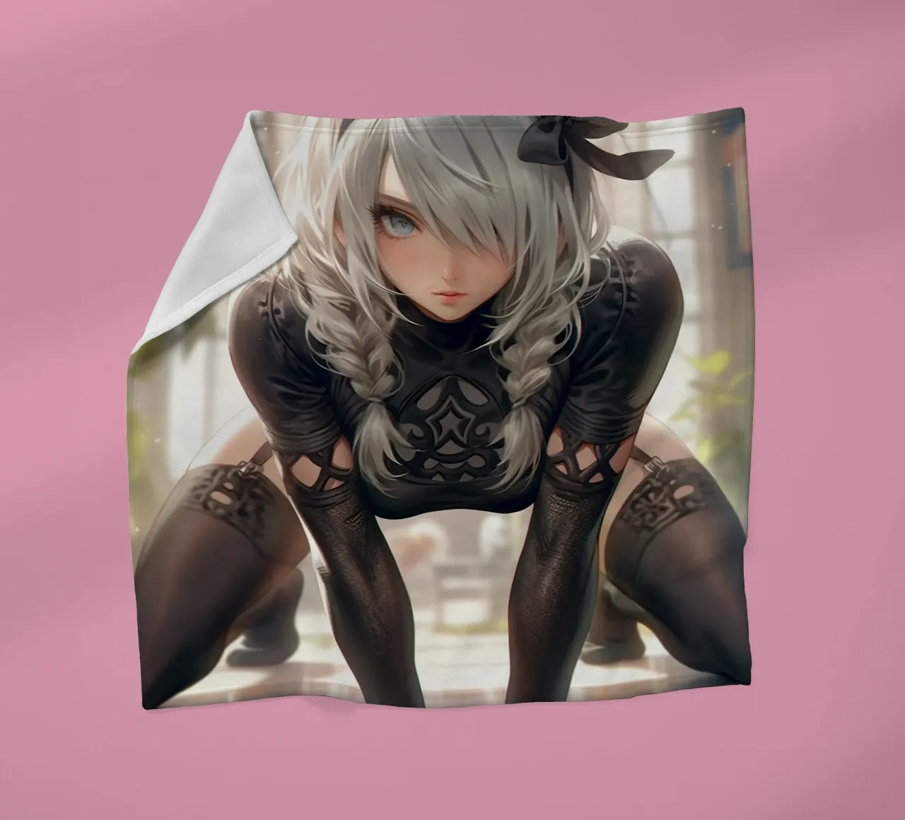 2B Nier Automata coperta in pile da Fleur de Lys