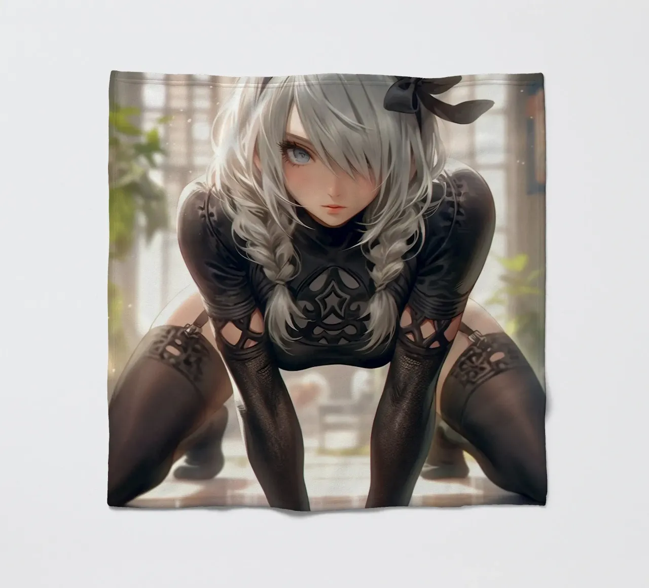 2B Nier Automata coperta in pile da Fleur de Lys