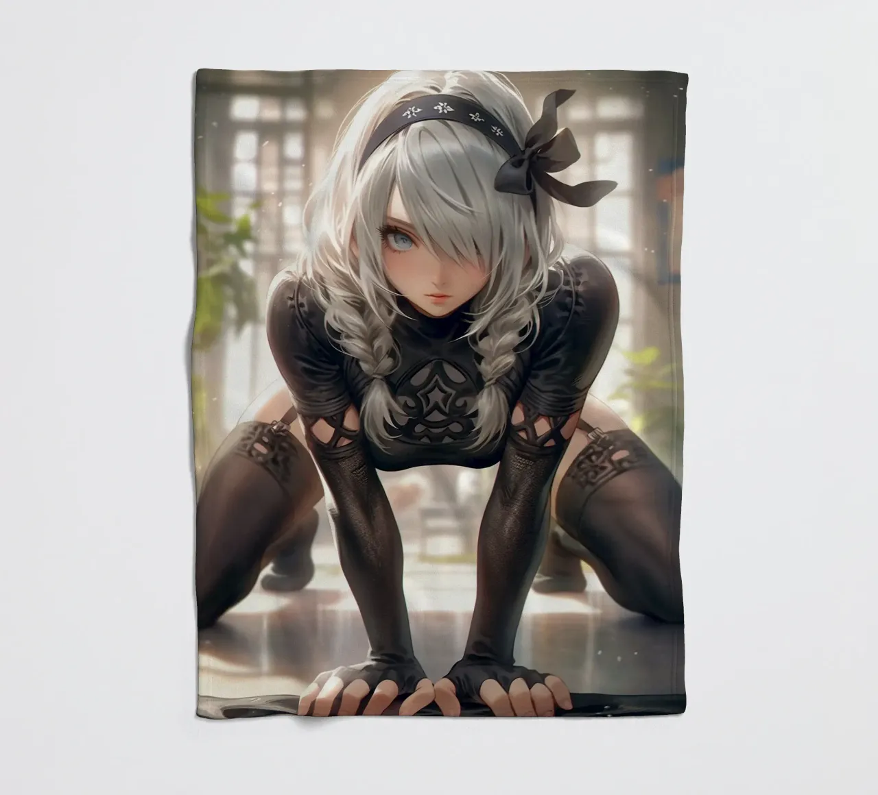 2B Nier Automata coperta in pile da Fleur de Lys