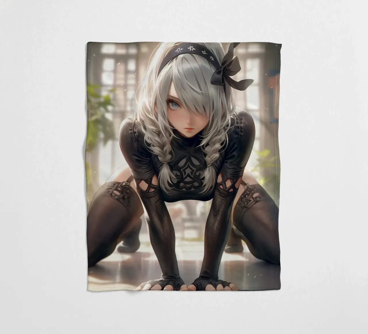 2B Nier Automata coperta in pile da Fleur de Lys