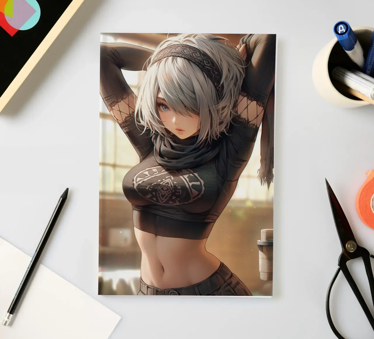 2B Nier Automata notebook by Fleur de Lys