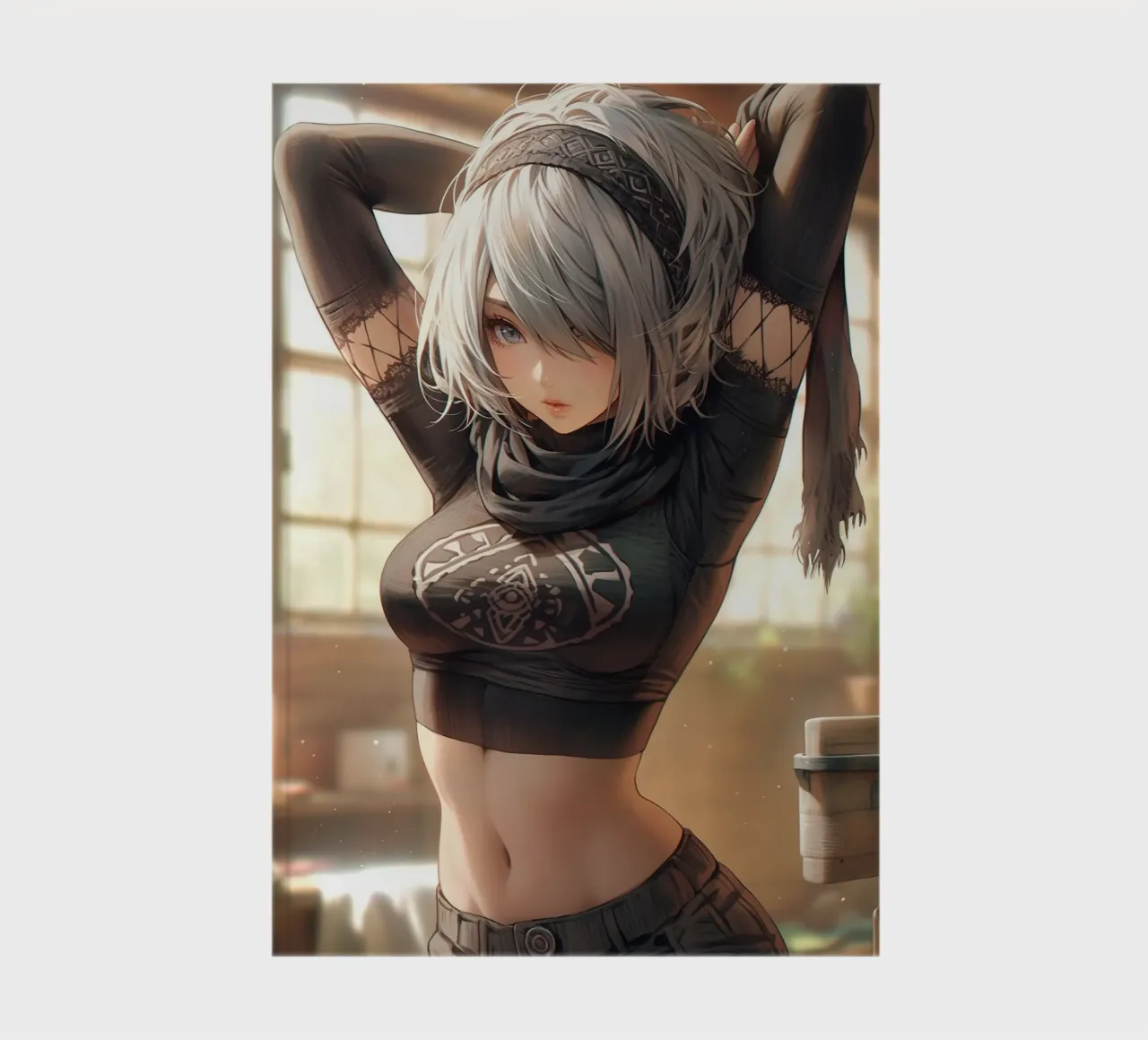 2B Nier Automata notebook by Fleur de Lys