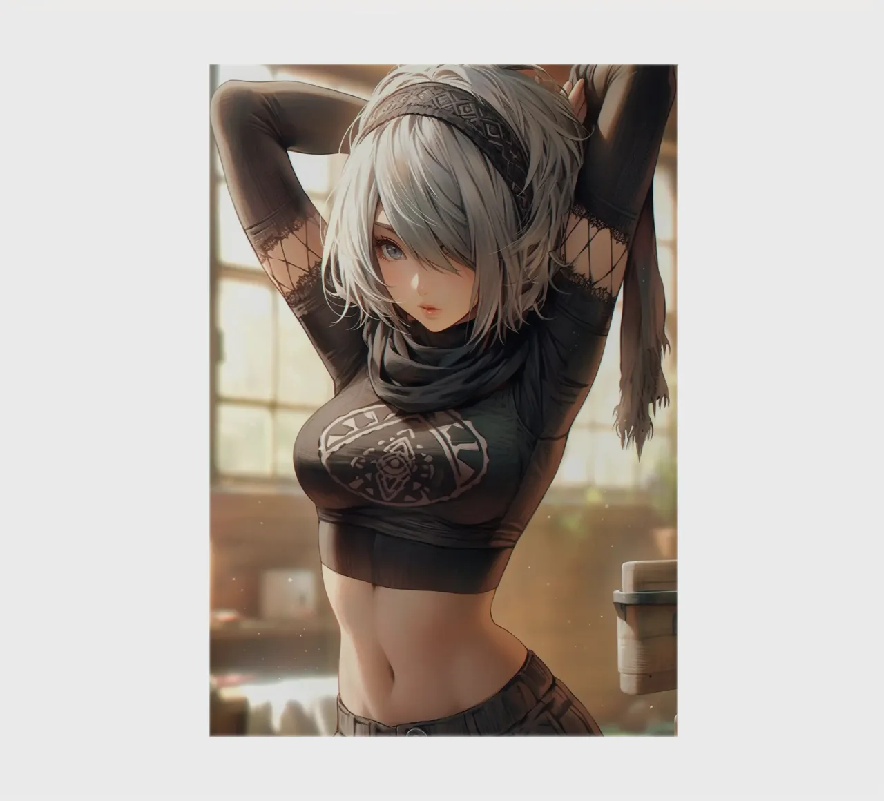 2B Nier Automata notebook by Fleur de Lys