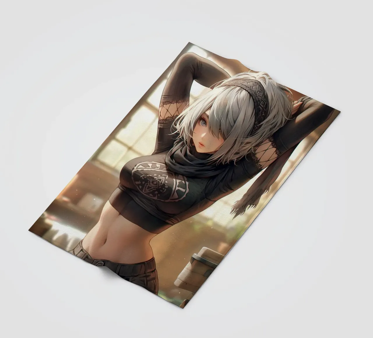2B Nier Automata coperta in pile da Fleur de Lys