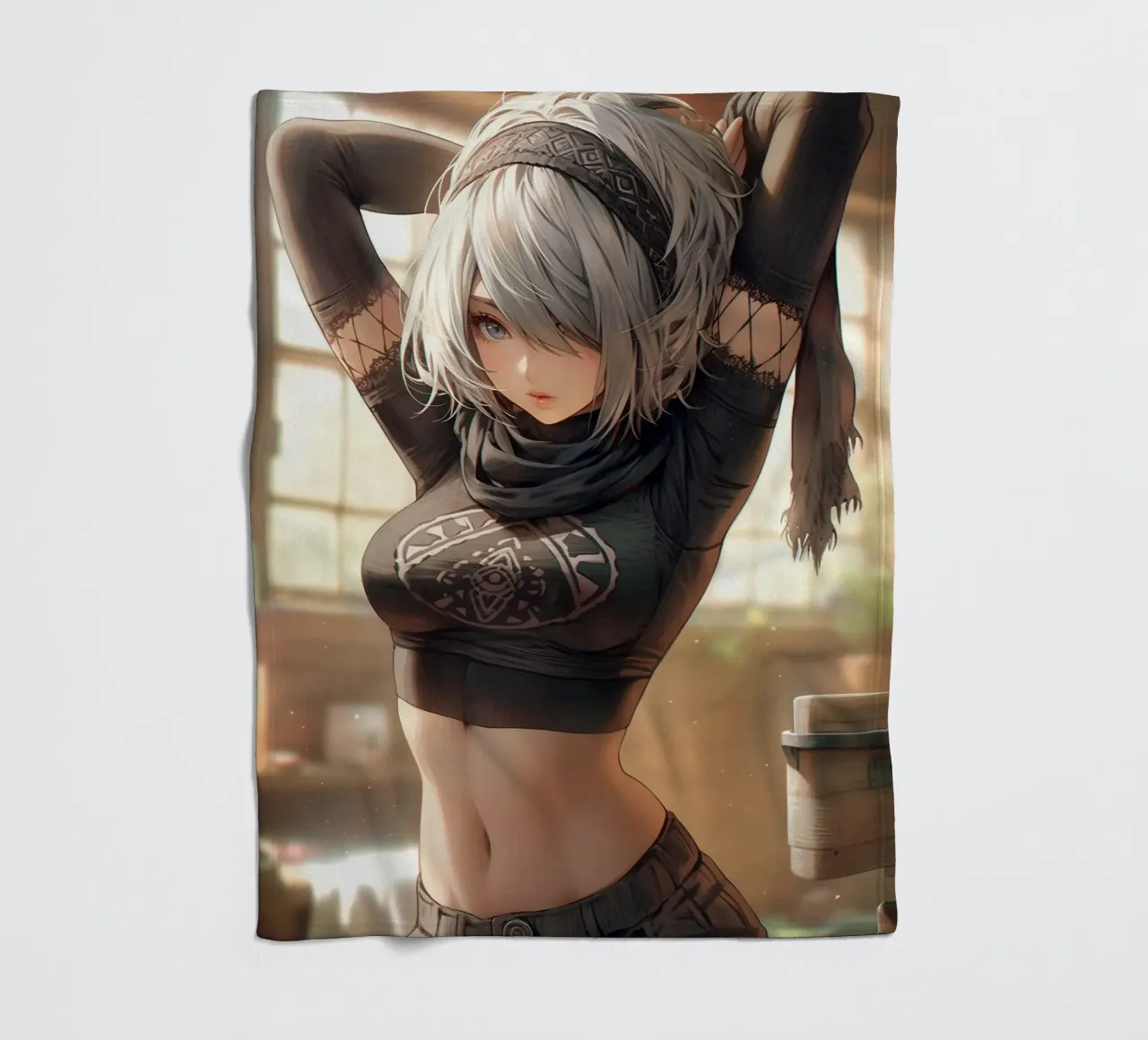 2B Nier Automata coperta in pile da Fleur de Lys