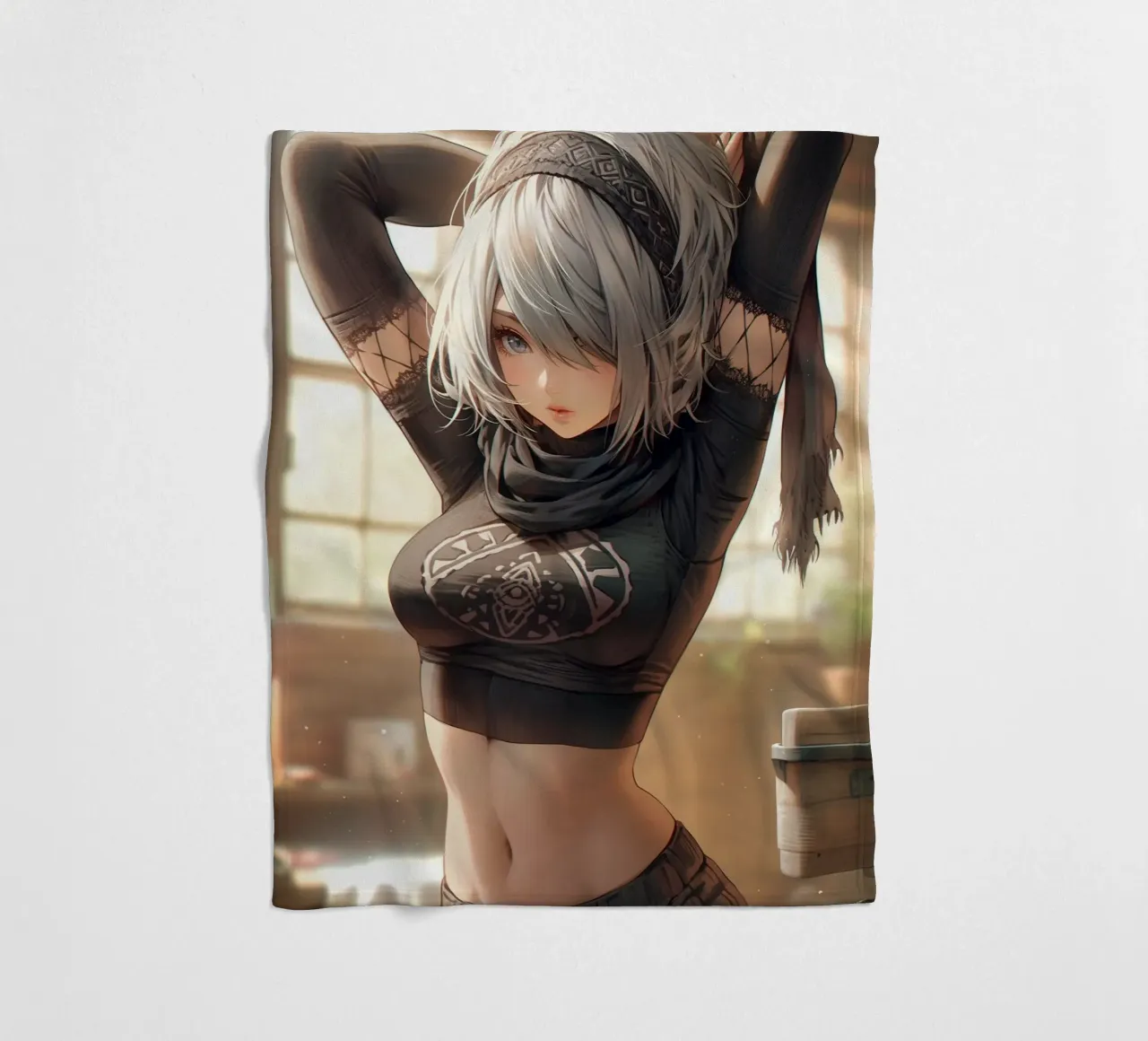 2B Nier Automata coperta in pile da Fleur de Lys
