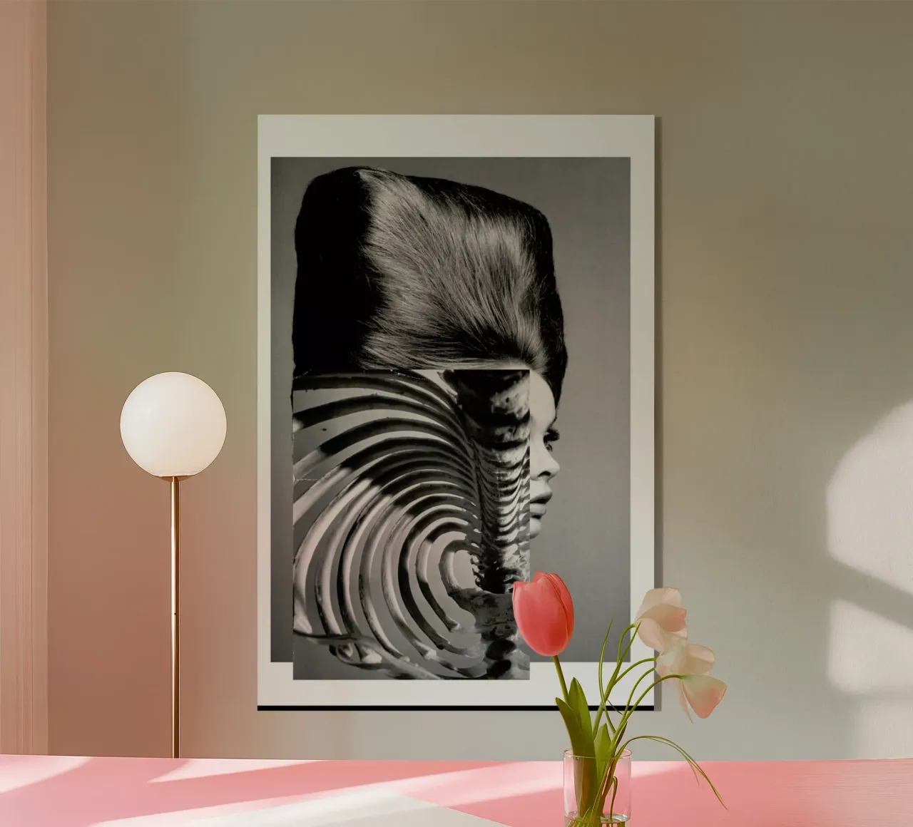 The Shadow Cage acrylic glass by Taher Mhamdi