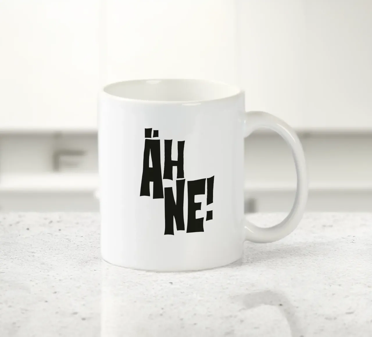 Ne tazza in ceramica da Flo Klein