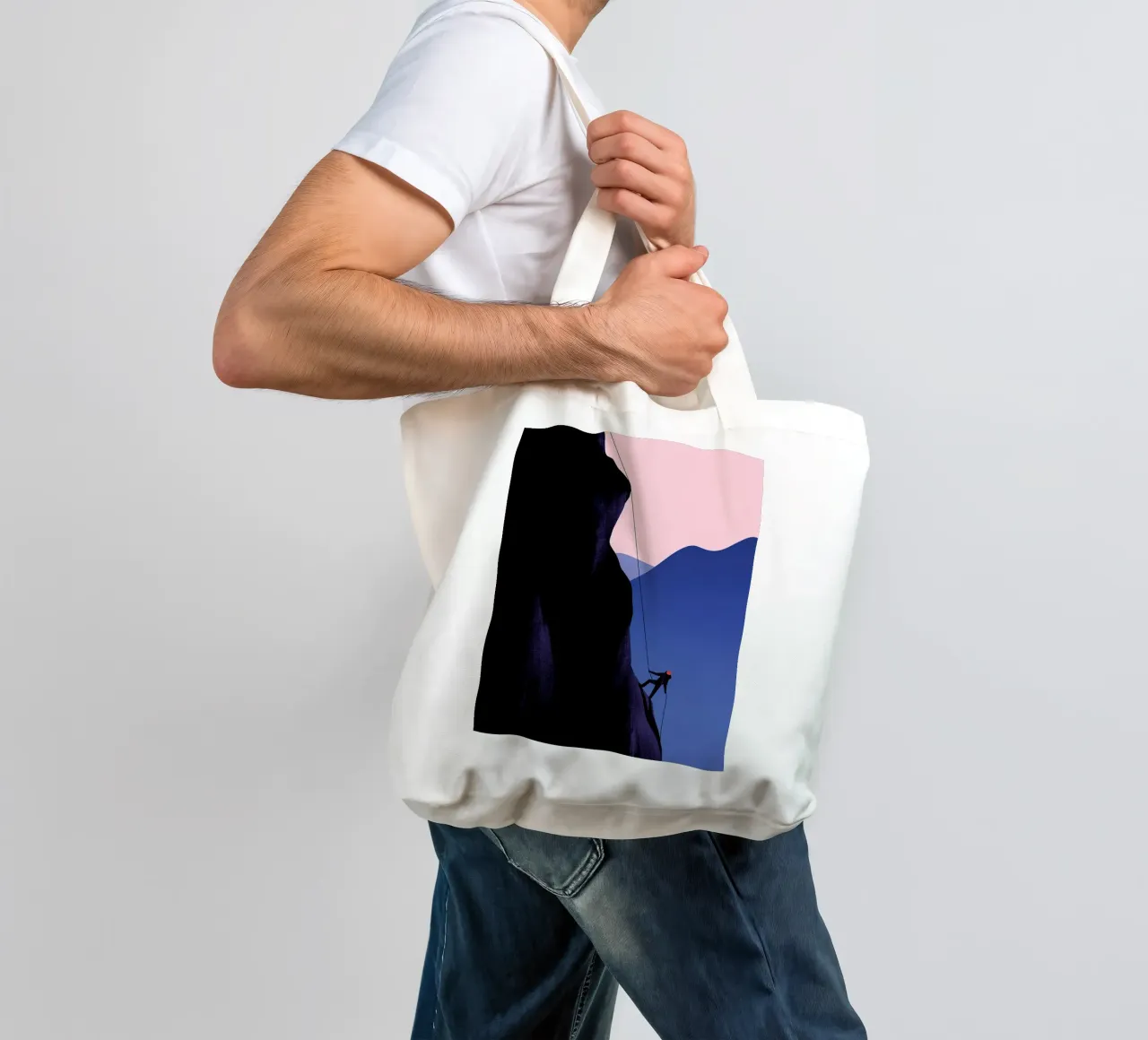 La escalada tote bag de cosmos studio