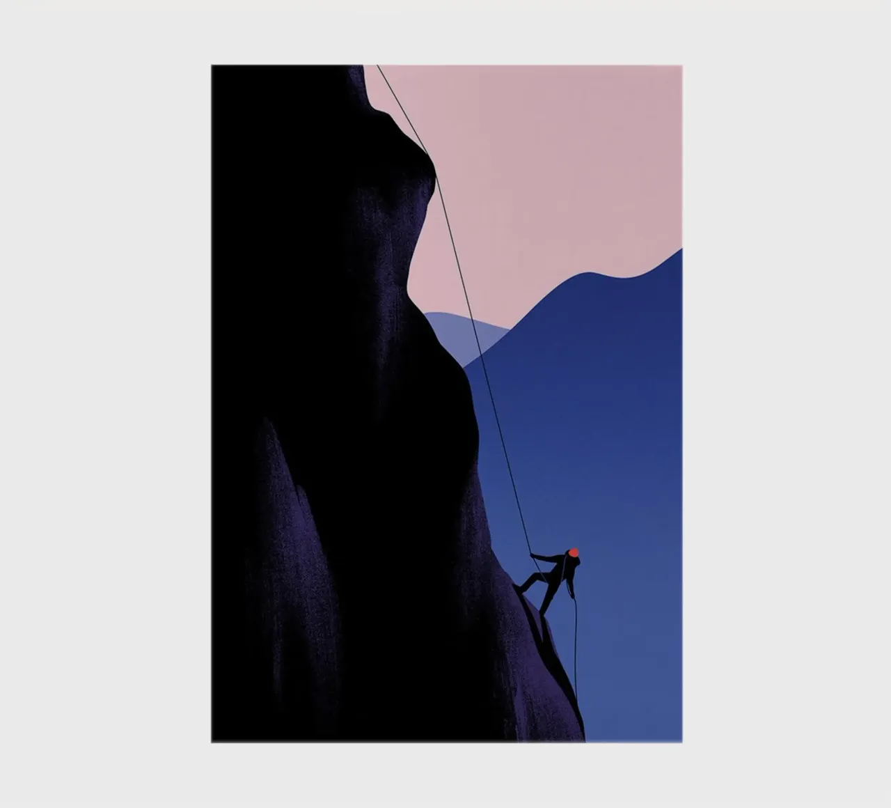 The Climb notebook by cosmos studio