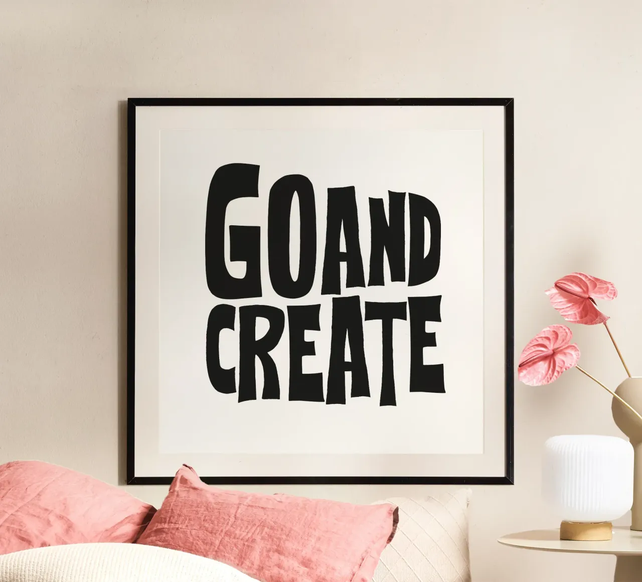 Create poster con telaio in alluminio da Flo Klein