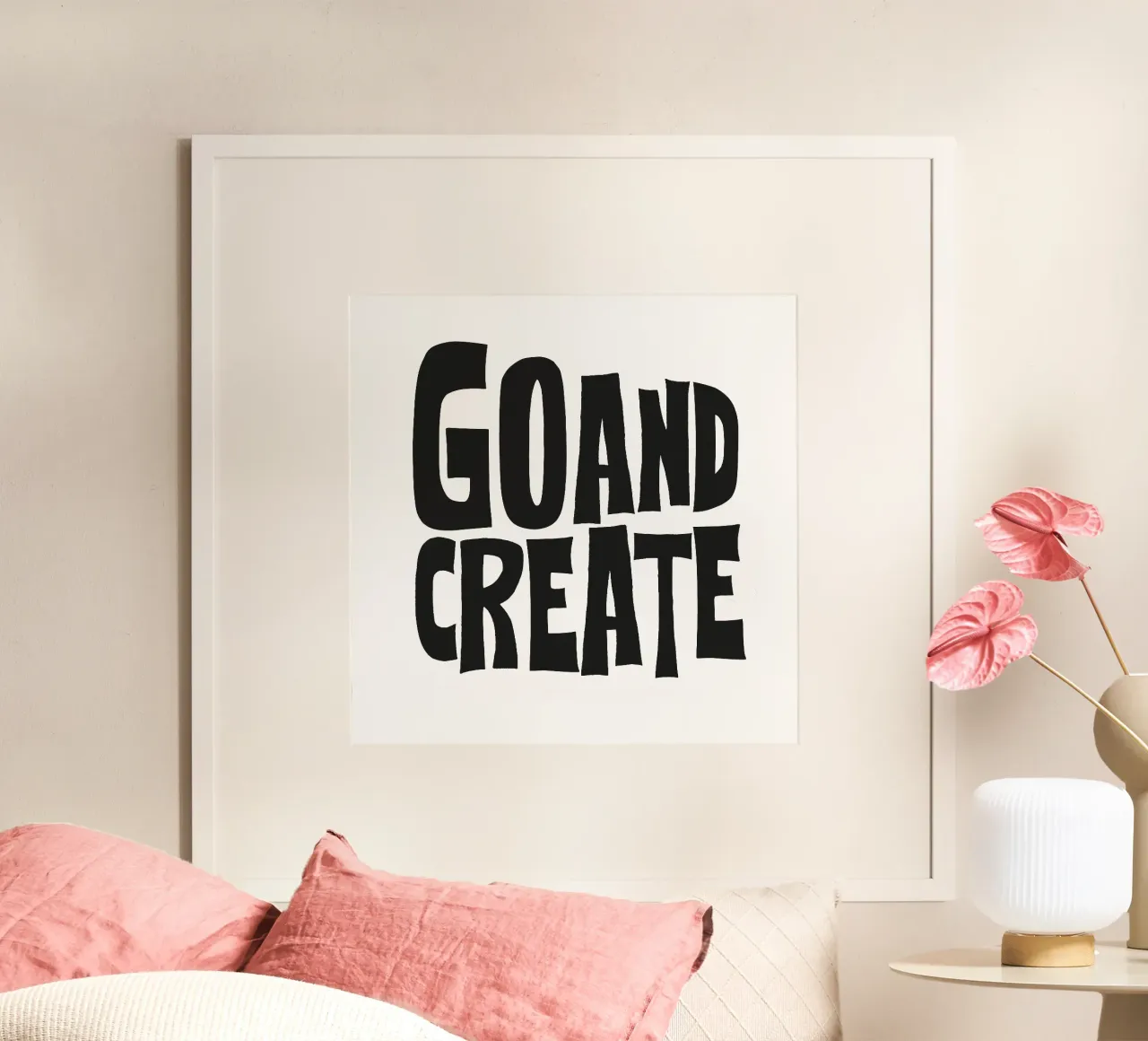 Create poster con telaio in alluminio da Flo Klein