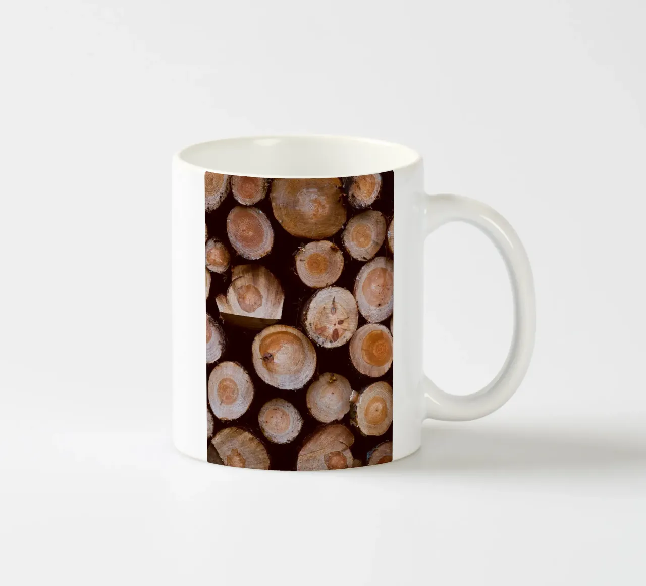 tronchi di legno tazza in ceramica da Earthly Visions