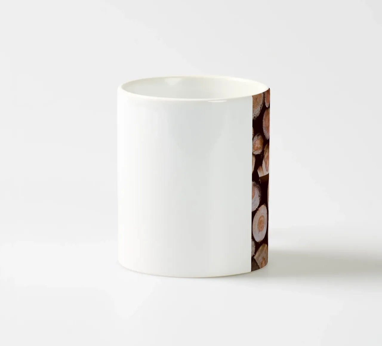 tronchi di legno tazza in ceramica da Earthly Visions