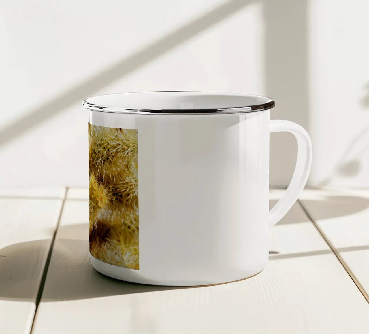 spine di cactus tazza in smalto da Earthly Visions