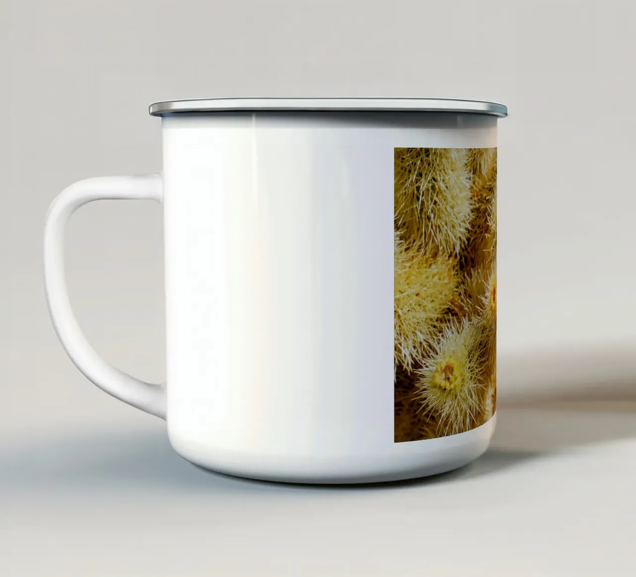 spine di cactus tazza in smalto da Earthly Visions