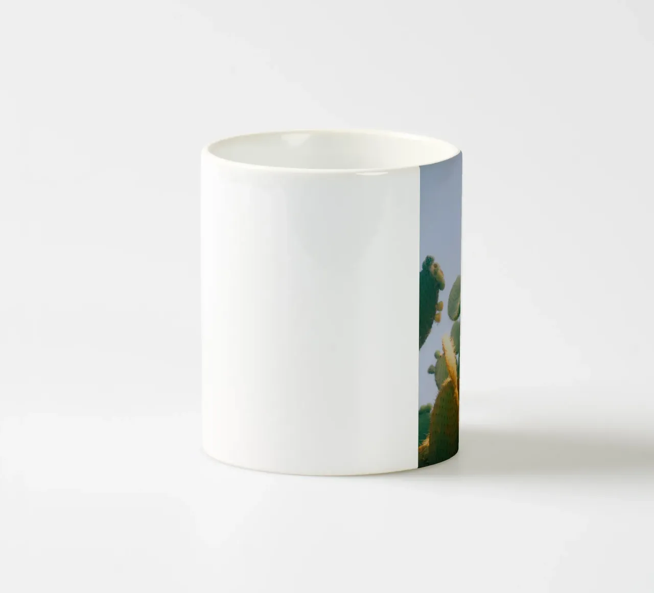 cactus fico d'India tazza in ceramica da Earthly Visions