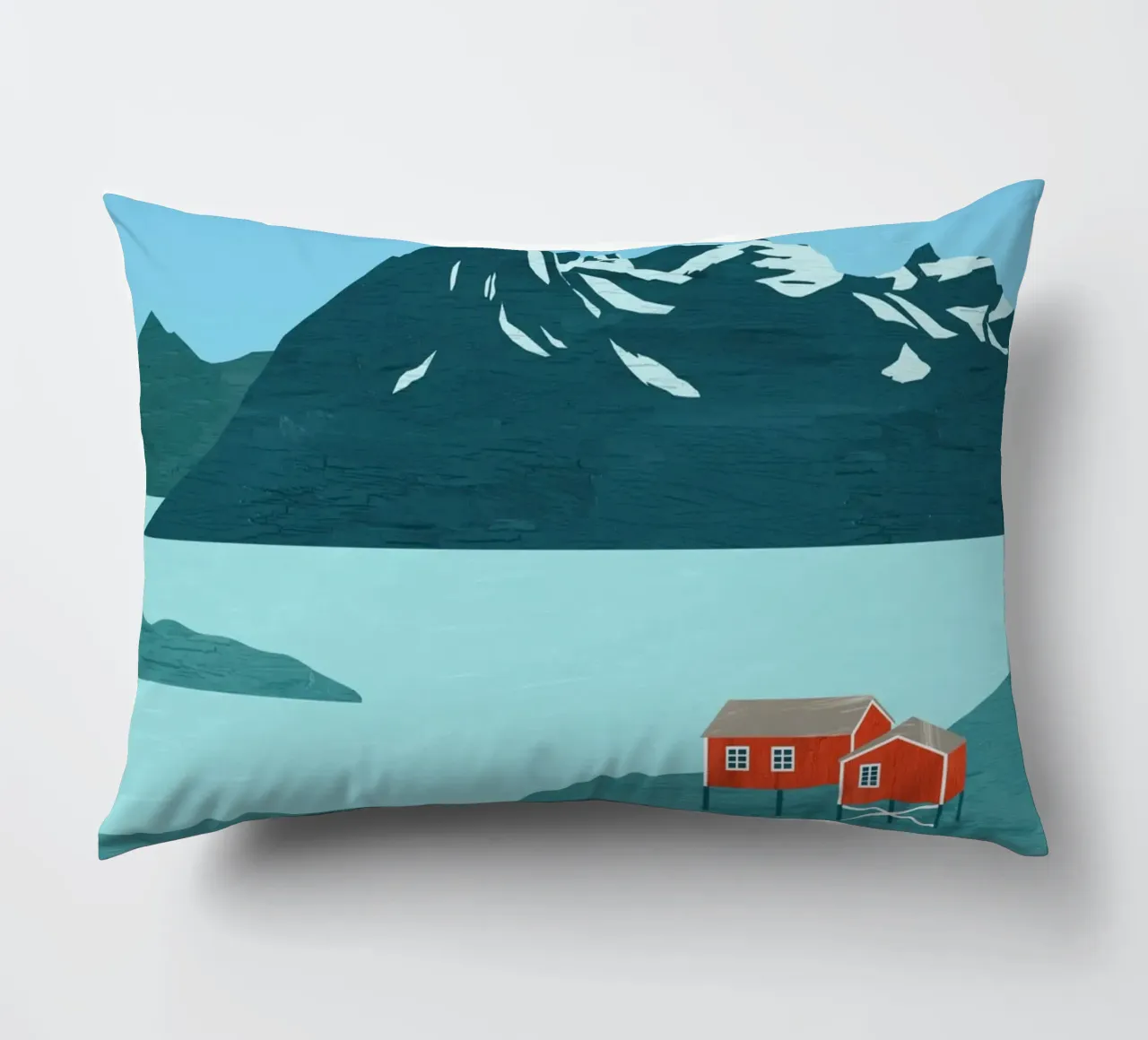 Paesaggio Norvegia cuscino da Katinka Reinke